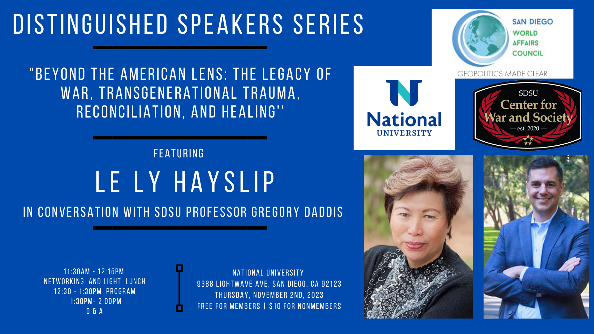 Beyond the American Lens: The Legacy of War, Transgenerational Trauma, Reconciliation, and Healing