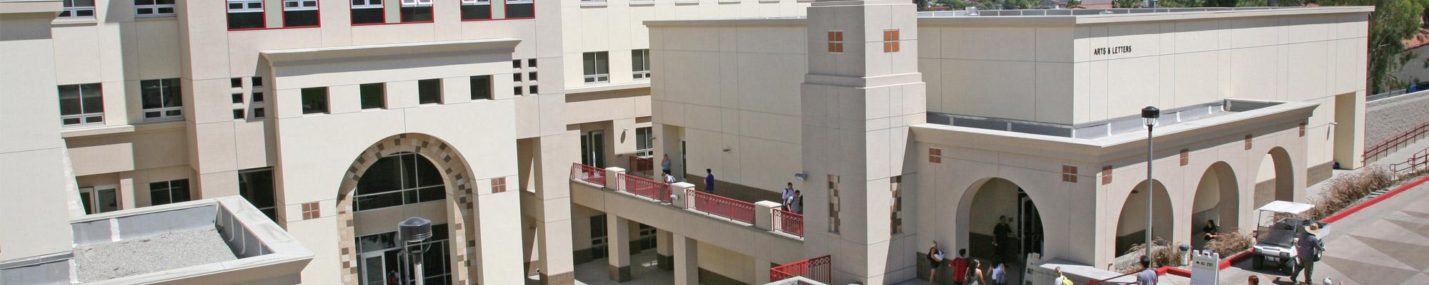 outside of arts and letters building